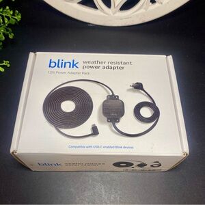 New In‎ Box Blink Black Weatherproof Power Adapter